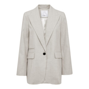LEENA LINEN FITTED BLAZER