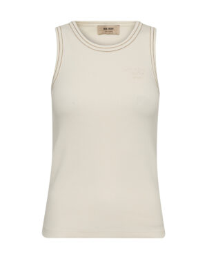 ARA RIB TANK TOP ECRU