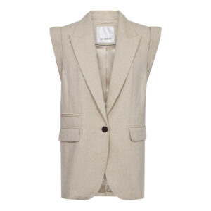 LEENA LINEN WING VEST