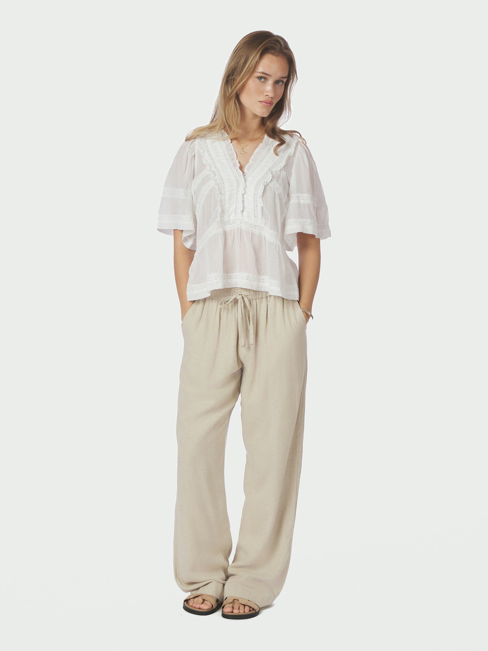 Evienne voile top white - Bilde 4