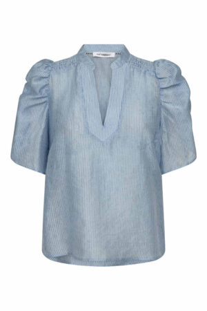 SISU V BLOUSE LYS BLÅ
