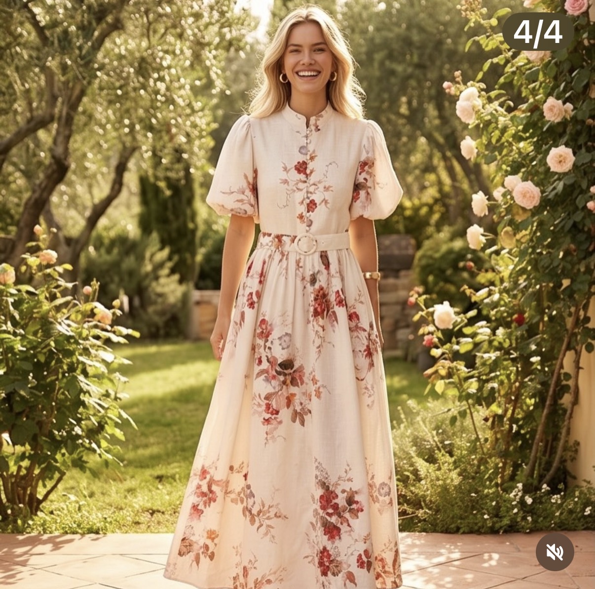 Renee kjole offwhite