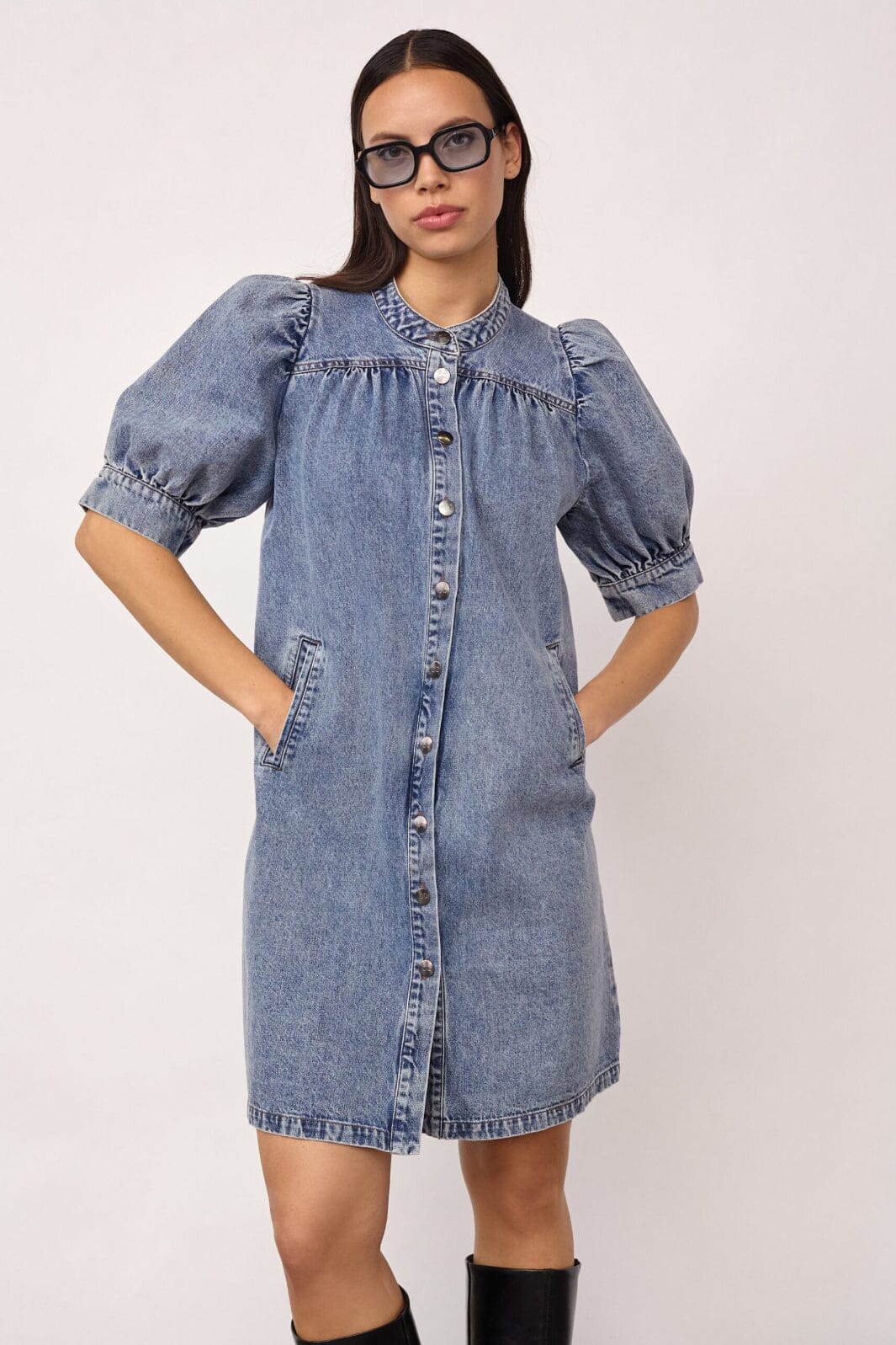 DENICA DENIM DRESS - Bilde 6