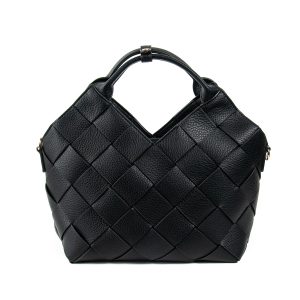 Alternative view of Vesker, Stor flettet shopper - brun