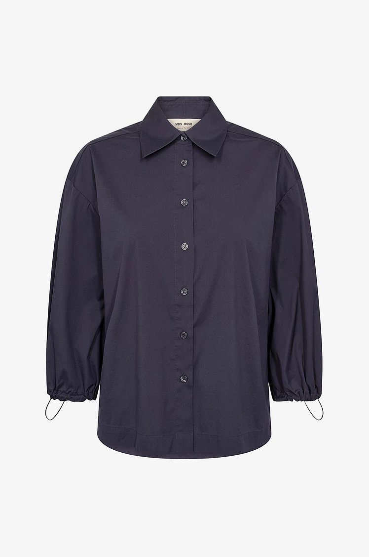 VINITA 3/4 SHIRT MØRKEBLÅ