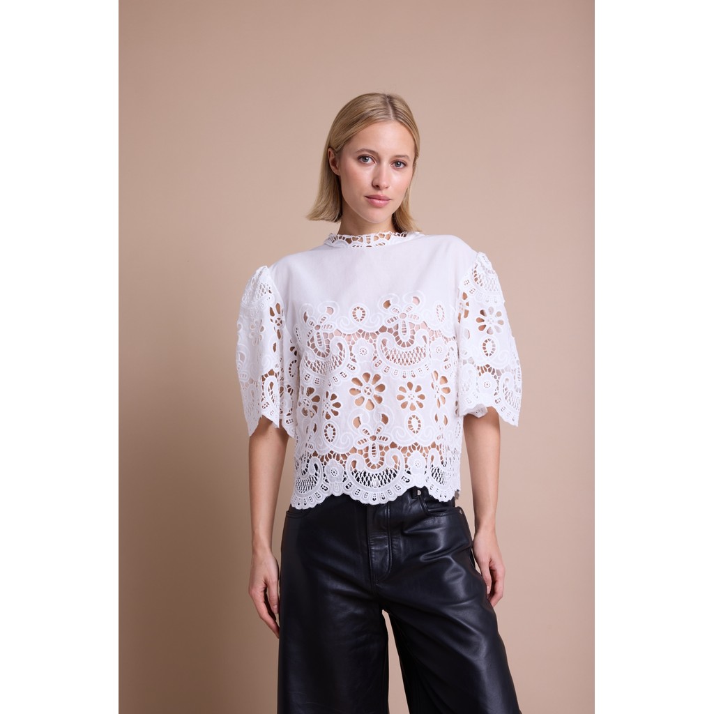 VICTORIA LACE HVIT