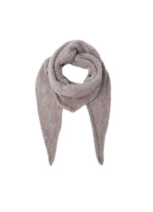 DELL KNITTED MINI SCARF TAUPE
