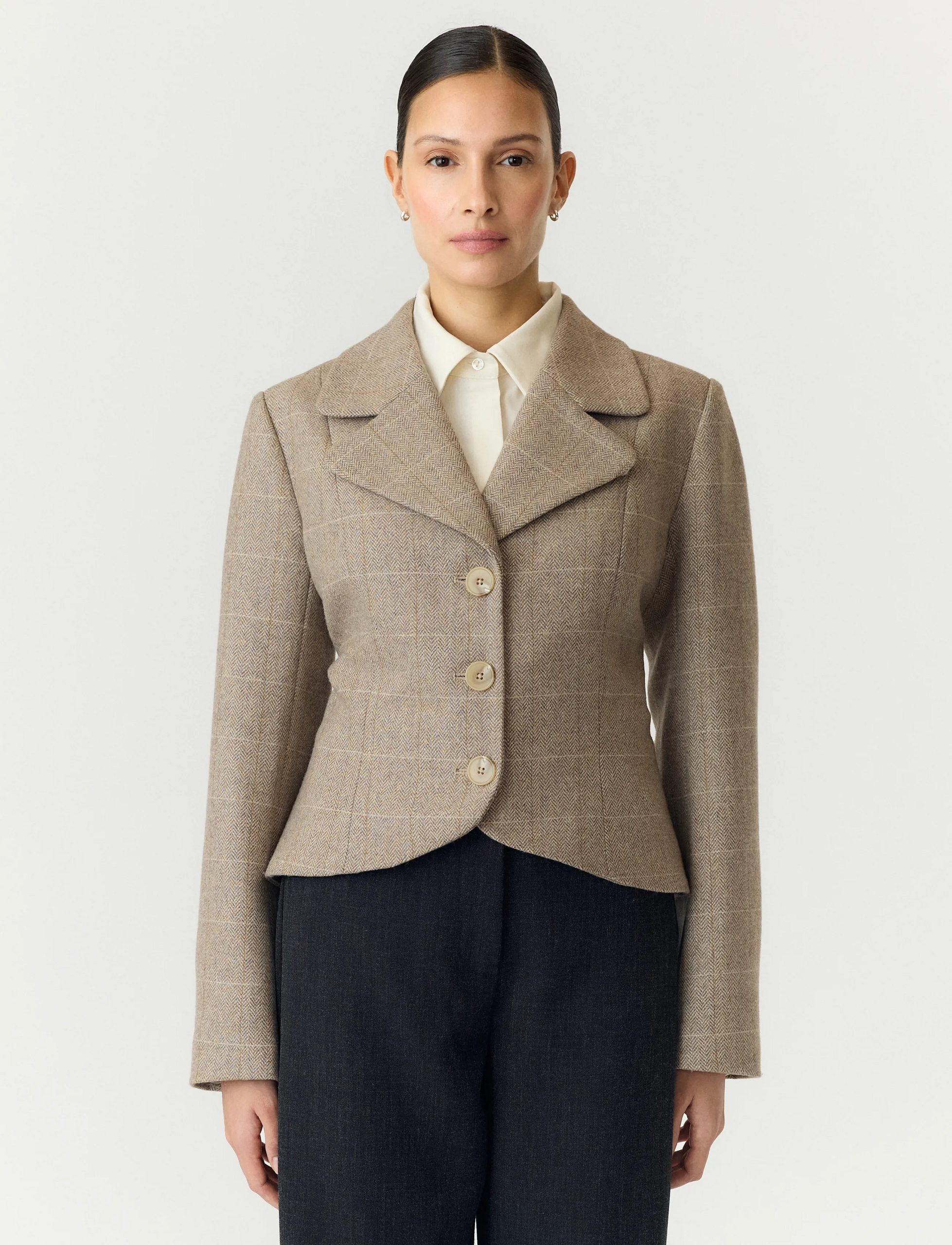 YASTHELA LS WOOL BLEND SHORT JACKET