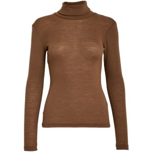 CALLY ROLL NECK LONG SLEEVE TOP