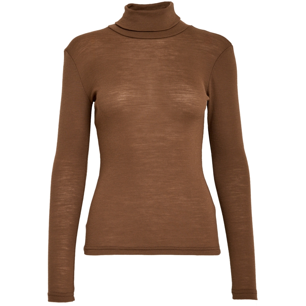 CALLY ROLL NECK LONG SLEEVE TOP