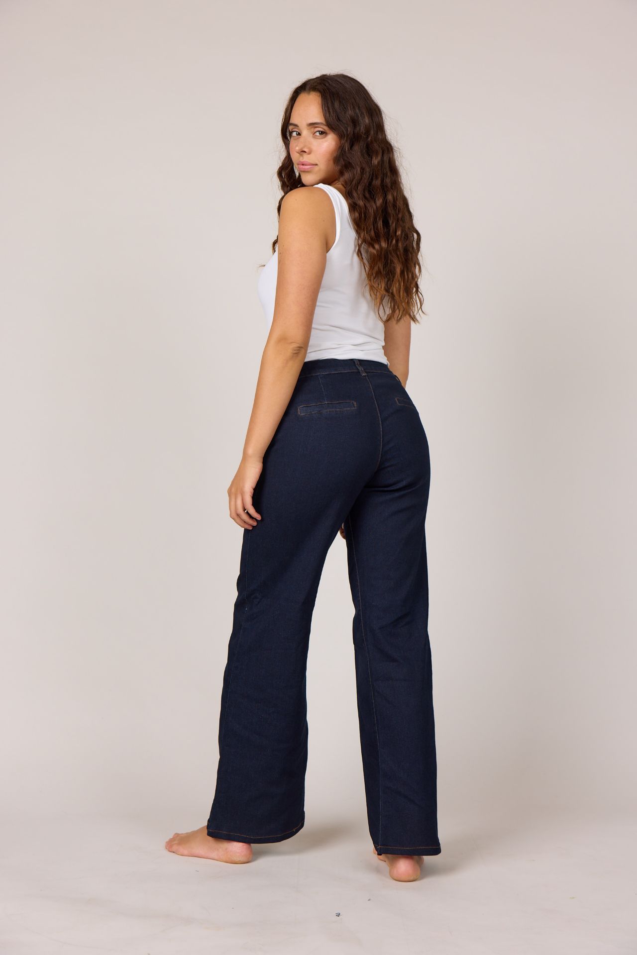 CHINO FLARE DENIM JEANS - Bilde 4