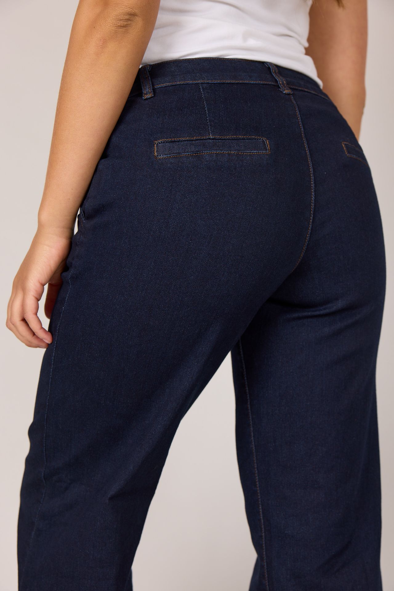 CHINO FLARE DENIM JEANS - Bilde 3