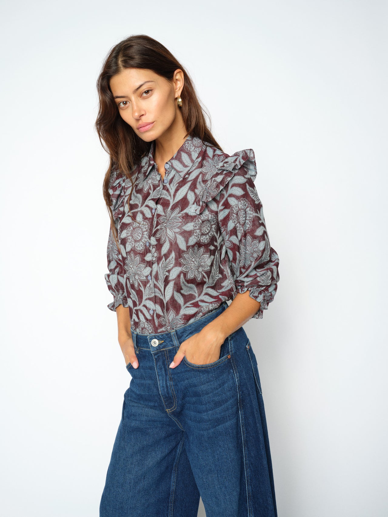 DEBBY VISI FLIP SHIRT PORT ROYAL - Bilde 4