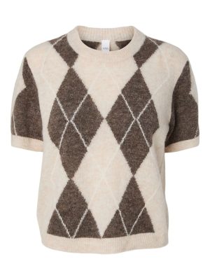 Alternative view of JOHI WOOL BLEND PULLOVER OATMEAL/TAPUE GRAY
