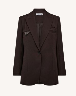 PREMIERE SINGEL BLAZER MOCCA
