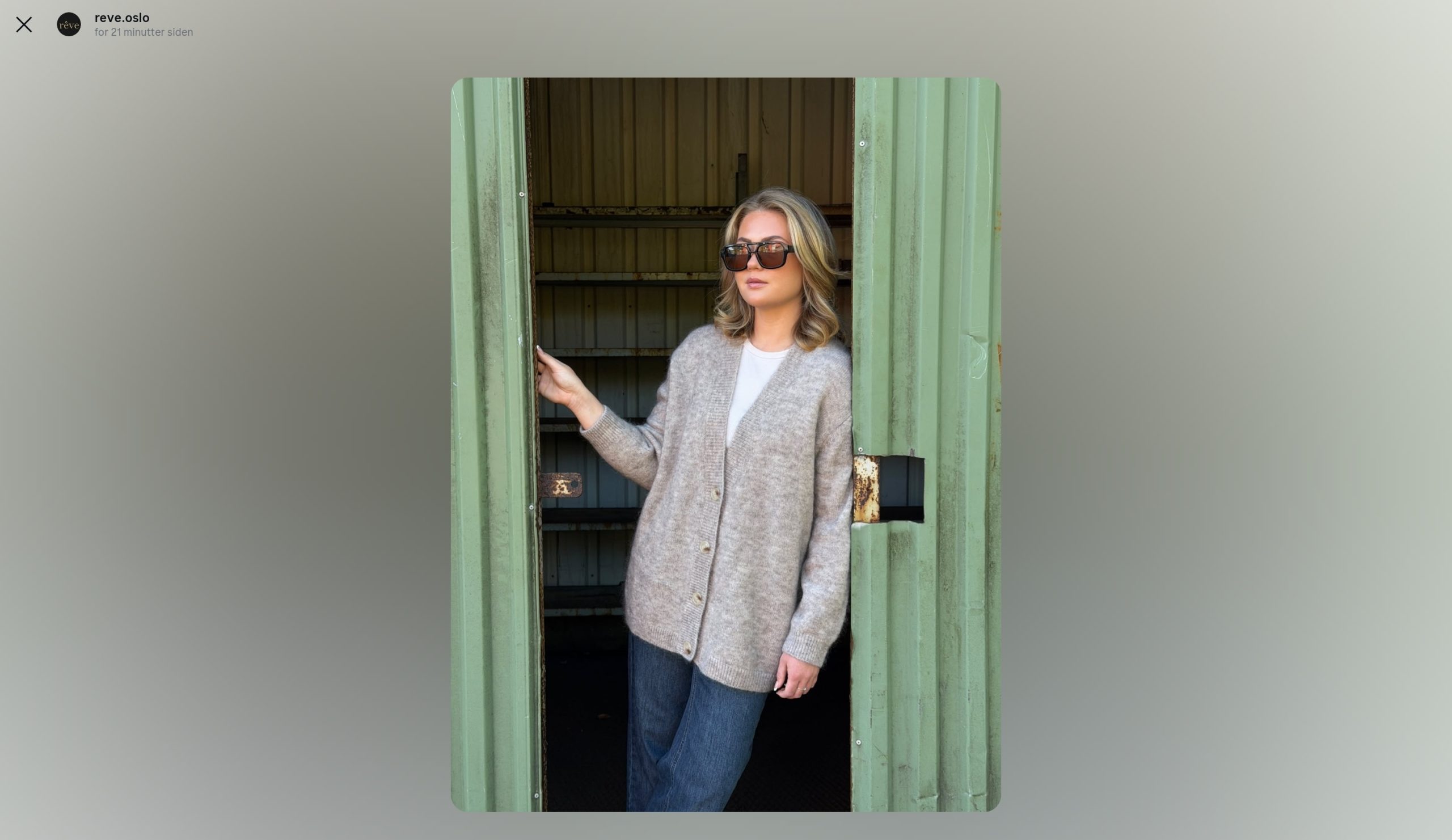 Caroline long cardigan - Walnut - Bilde 5