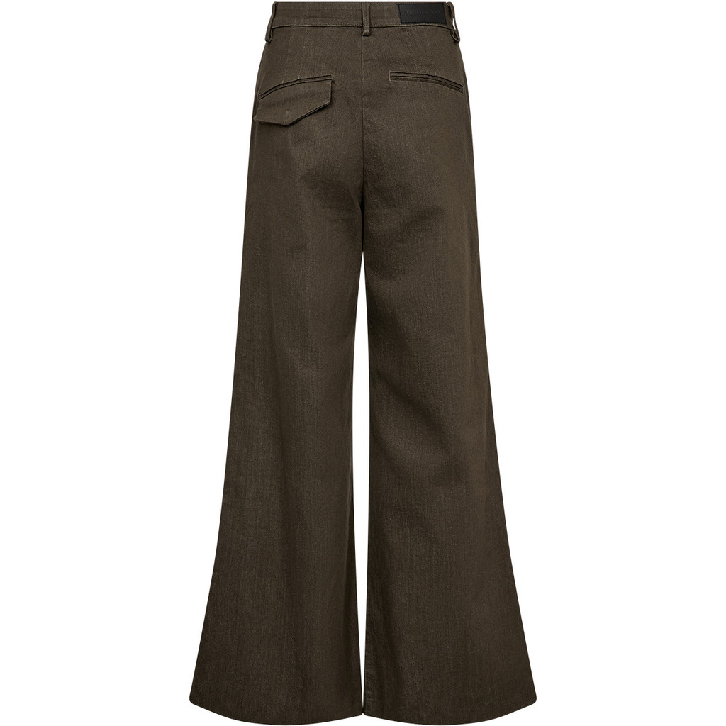 ELLEN FRENCH PANT RINSE WASH KHAKI - Bilde 3