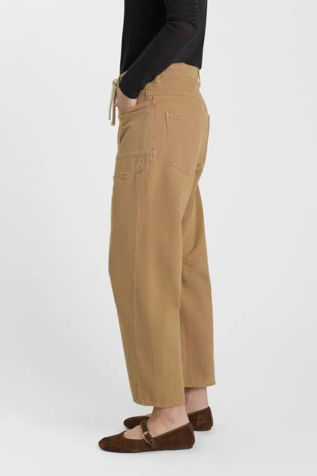 JEAN FEMME MADIE CAMEL - Bilde 3
