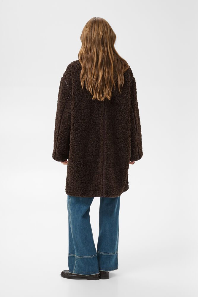 SamanthaSZ Long Jacket Chocolate Brown - Bilde 5