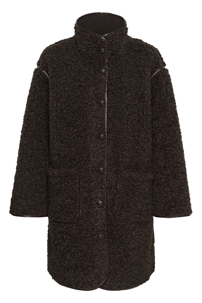 SamanthaSZ Long Jacket Chocolate Brown - Bilde 6